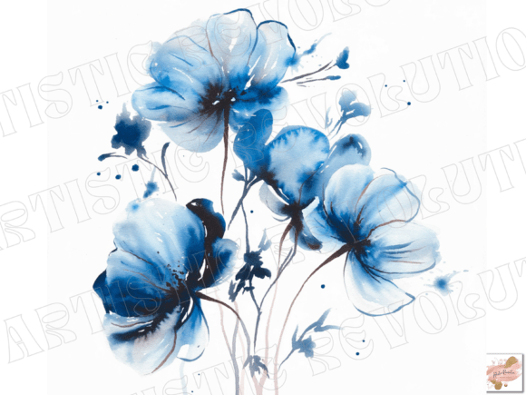 Download Abstract Watercolor Flowers Clipart Png - Abstract watercolor Collection