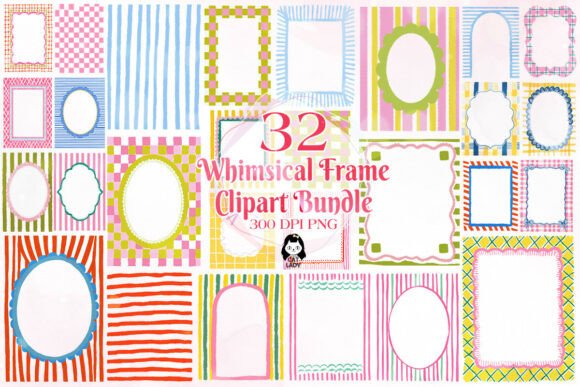 Download Whimsical Frame Clipart Bundle - Frame clipart Collection