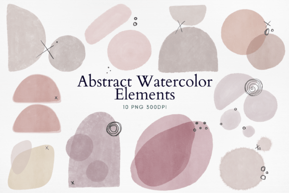Download Abstract Watercolor Geometric PNG - Abstract watercolor Collection