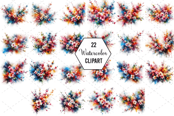Download BlossomBurst Abstract Watercolor Bundle - Abstract watercolor Collection