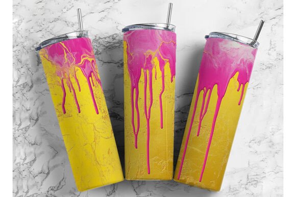 Download Tumbler Wrap Design in Neon Magenta Fluo - Design Collection