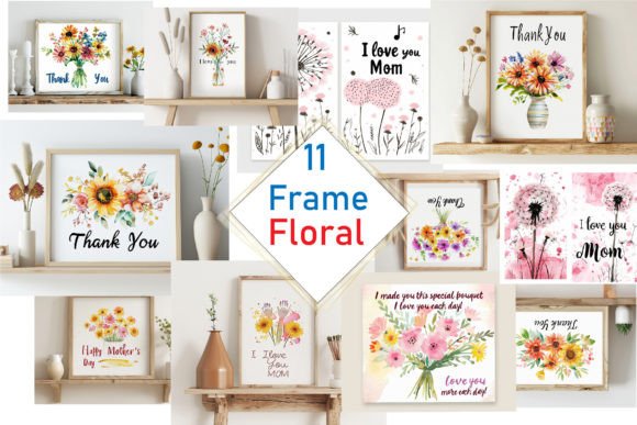 Download Floral Frame Designs for Mother's Day - Design Collection