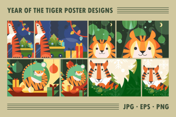 Download Year of the Tiger Poster Designs. - Design Collection