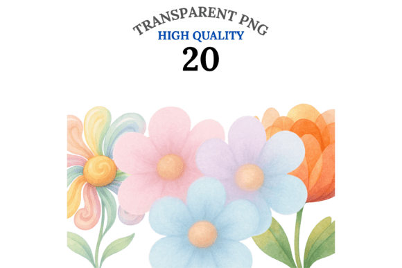 Download Abstract Flower Clipart Bundle - Flower clipart Collection