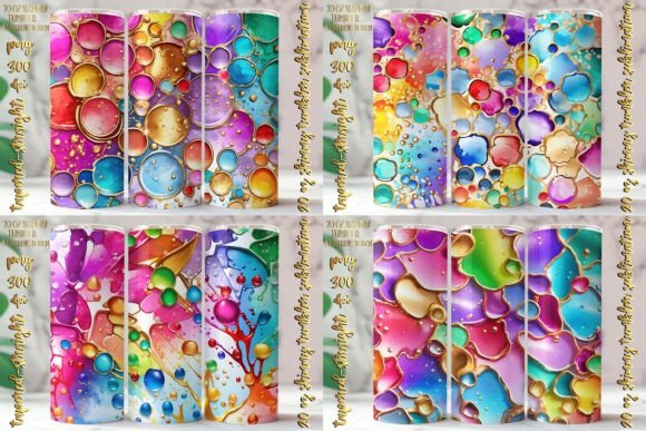 Download 20 Oz Abstract Watercolor Tumbler - Abstract watercolor Collection