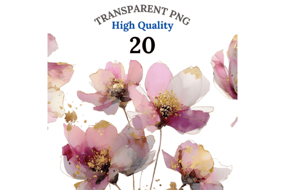 Download 20 Abstract Watercolor Floral Clipart - Abstract watercolor Collection