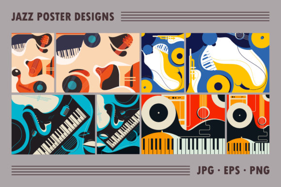 Download Collection of Jazz Poster Designs. - Design Collection