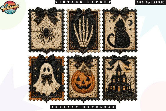 Download Black Bow Halloween Patchwork PNG - Premium Resources