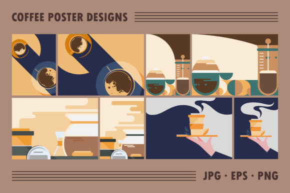 Download Collection of Coffee Poster Designs. - Design Collection