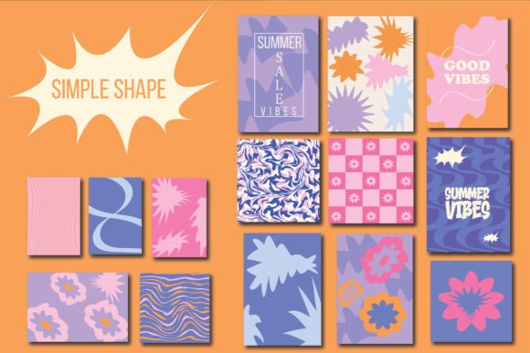 Download Simple Shapes Vector Design Elements - Design Collection